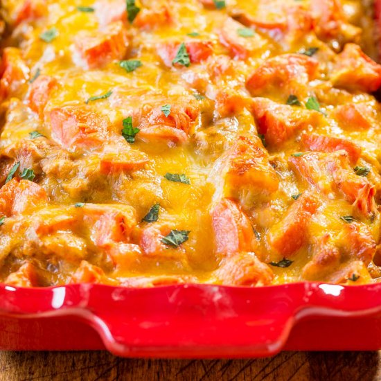 Easy Chicken Enchilada Bake