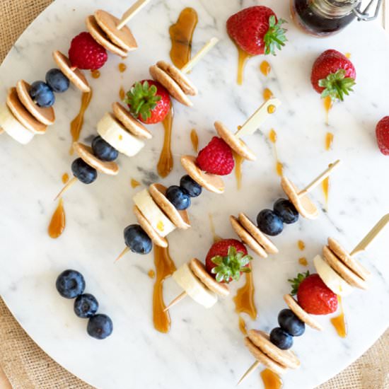 Mini Pancake Skewers