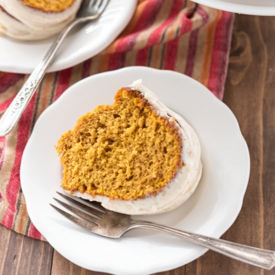 Brown Butter Pumpkin Bundt Cake