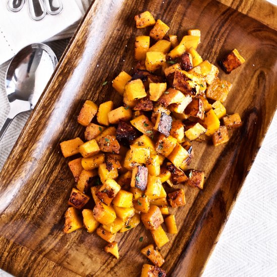 Maple Roasted Butternut Squash