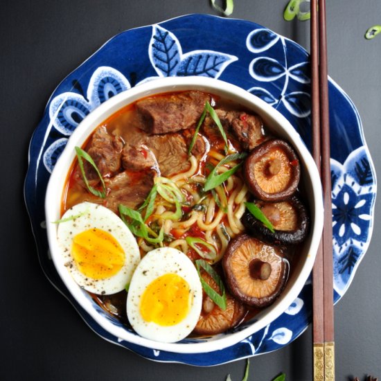 Beef Noodle Soup (Szechuan Style)