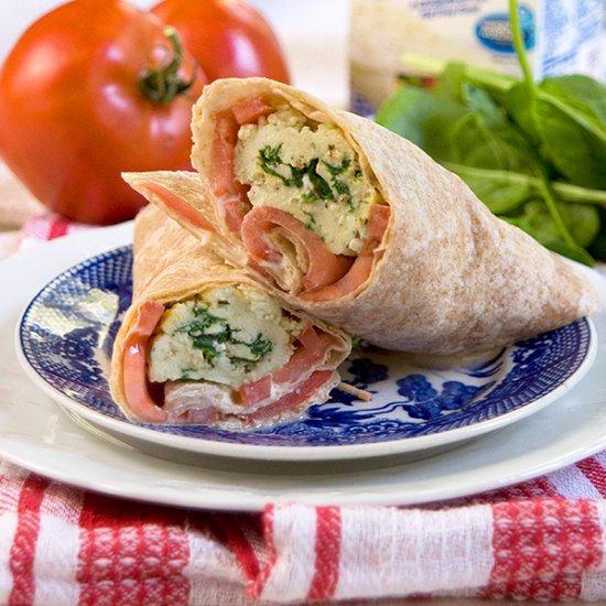 Spinach and Feta Wraps