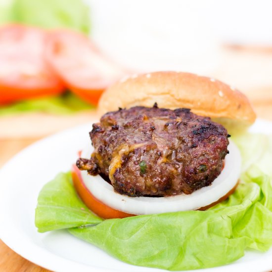 Jalapeño Cheddar Burgers