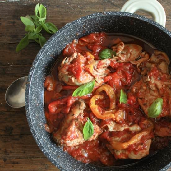 Italian Chicken and Tomato Skillet