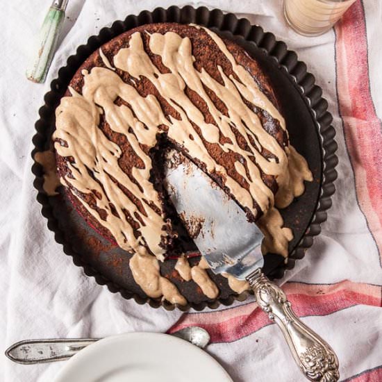 Flourless Peanut Butter Chocolate Cake