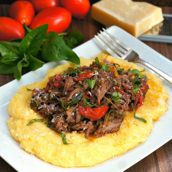 Slow-Cooker Beef & Peppers