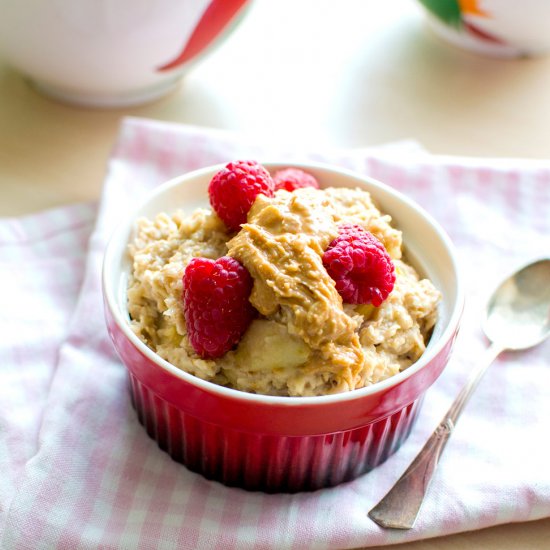 Fresh Fruit Oatmeal Porridge