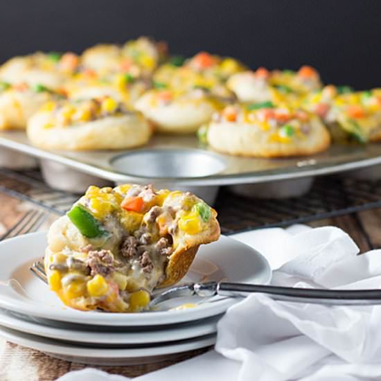 Beef Pot Pie Cupcakes