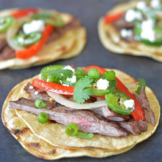 Grilled Flank Steak Tacos