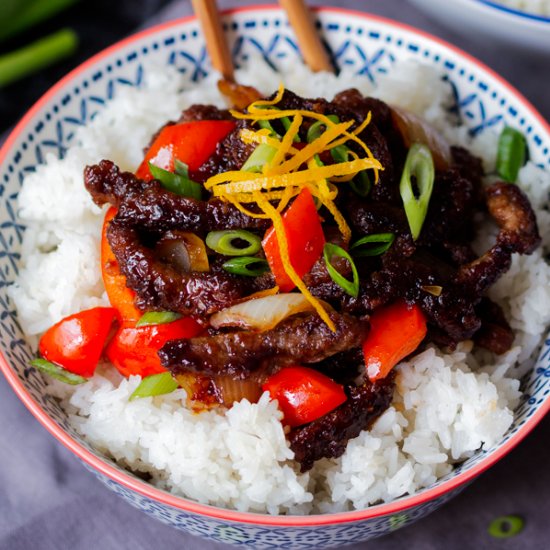 Crispy Orange Beef