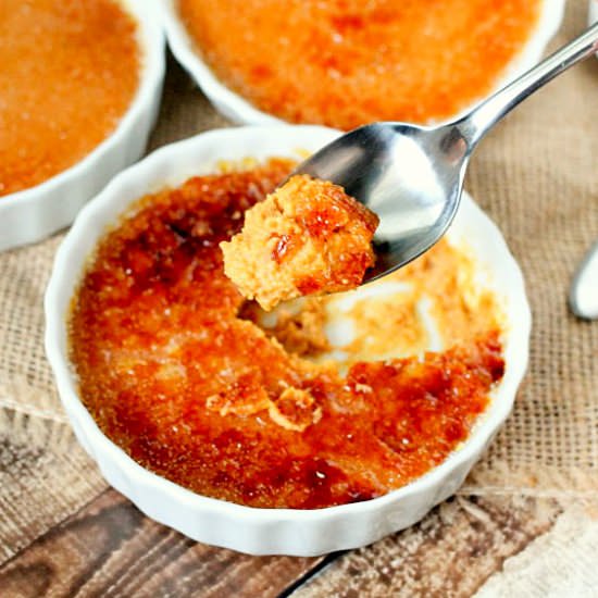 Pumpkin Creme Brulee