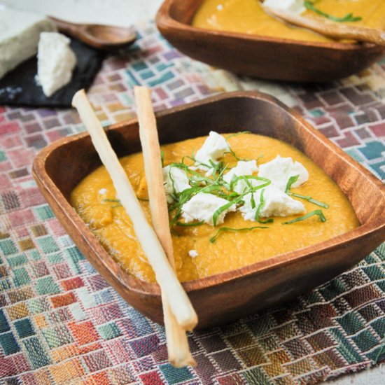 Curry Cream with Lentils and Potato