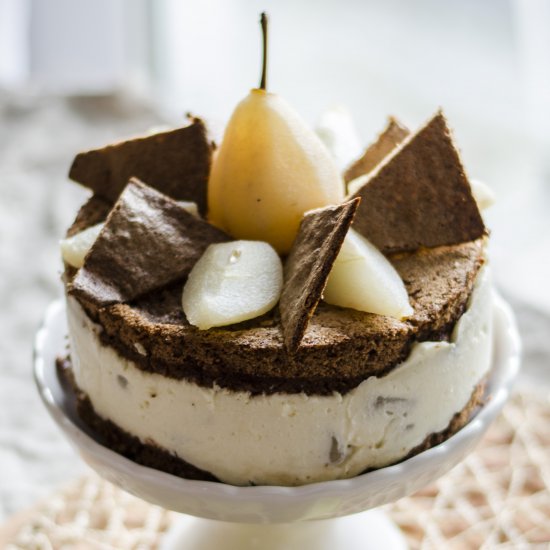 Ricotta e Pere, Cheesecake with Pears