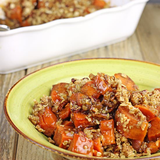 Candied Sweet Potatoes with Pecans