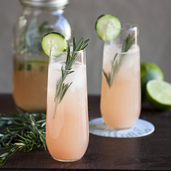 Grapefruit Rosemary Fizz