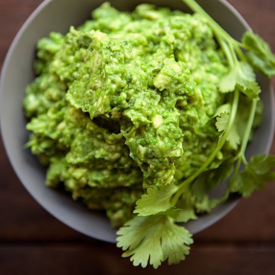 Smashed Pea Guacamole