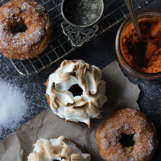 Pumpkin S’mores Doughnuts