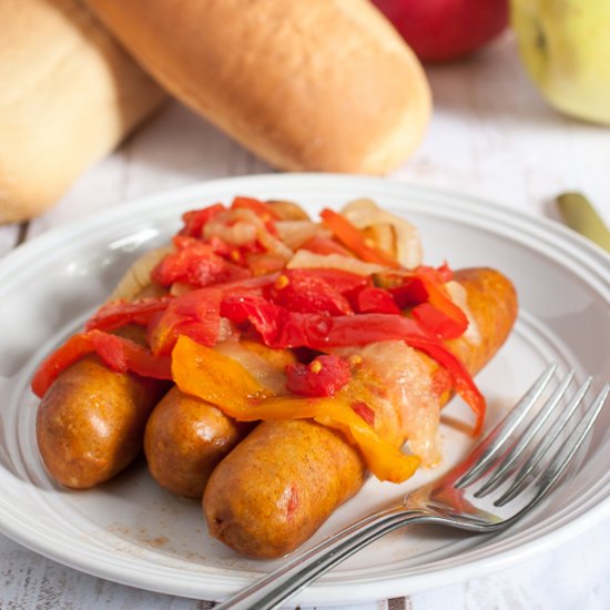 Apple Chicken Sausage Skillet