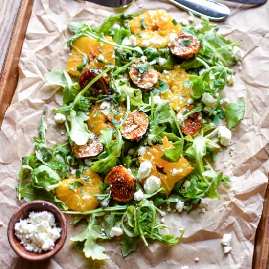 Caramelized Orange and Fig Salad