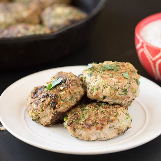 Spicy Turkey & Zucchini Meatballs