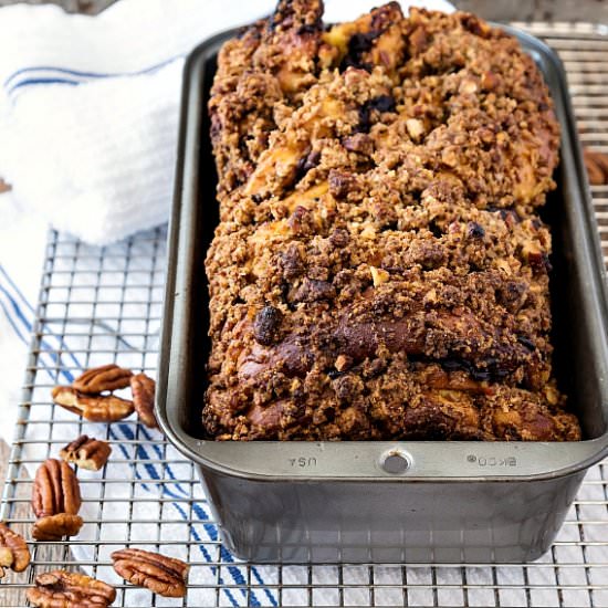 Pecan Pumpkin Brioche Babka