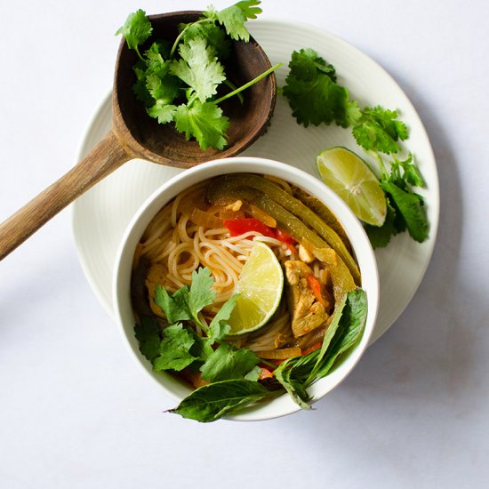 Red Curry Noodle Soup