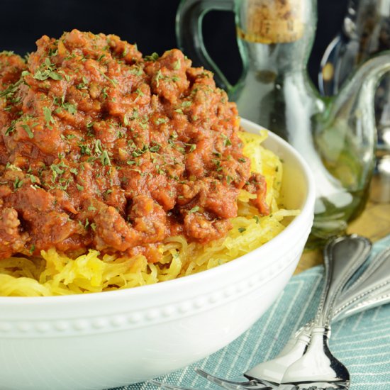 Skinny Slow Cooker Bolognese Sauce