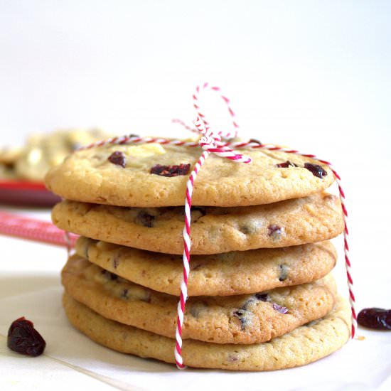 Cranberry, White Chocolate Cookies