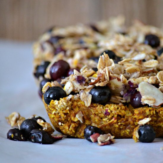 Blueberry & Pumpkin Breakfast Bars