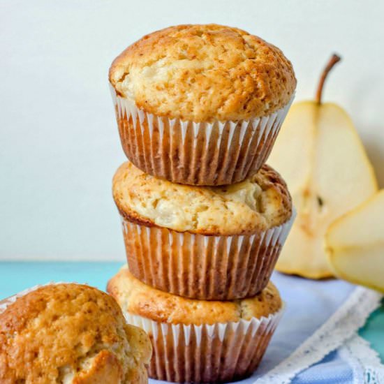 Spiced Pear Muffins