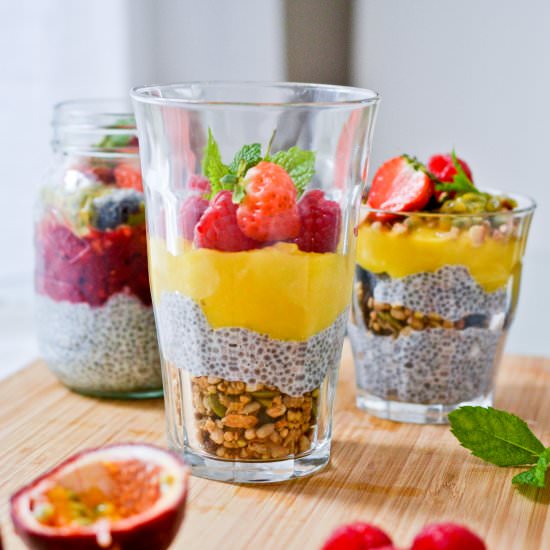 Chia Pudding Parfaits