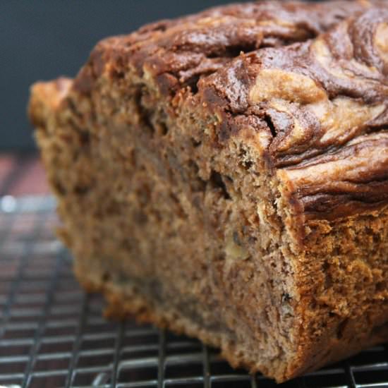 Chocolate Hazelnut Banana Bread