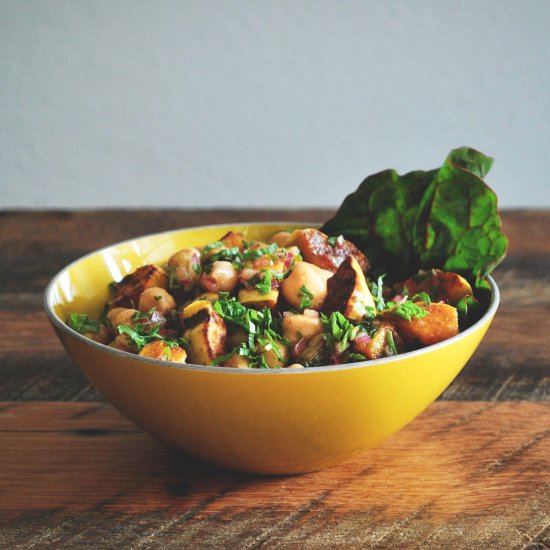 Moroccan Chickpea & Delicata Salad