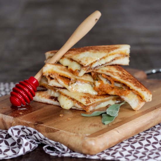 Pumpkin and Gruyere Grilled Cheese