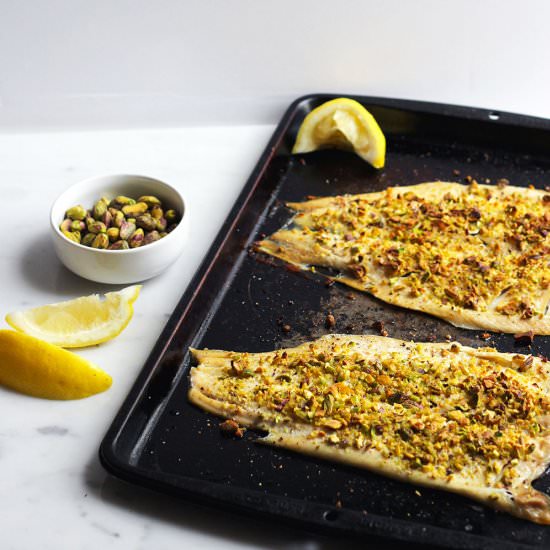 Pistachio Crusted Trout