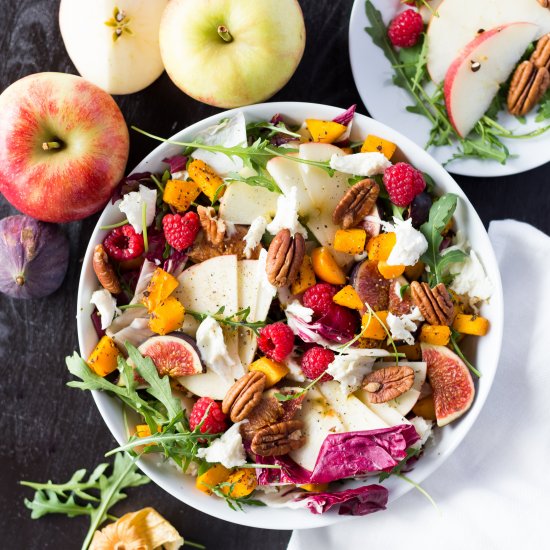 Superfruit Fall Salad with Pumpkin