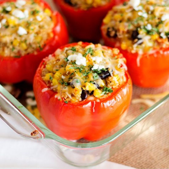 Quinoa Stuffed Bell Peppers