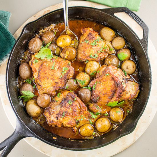 Cajun Baked Chicken Thighs