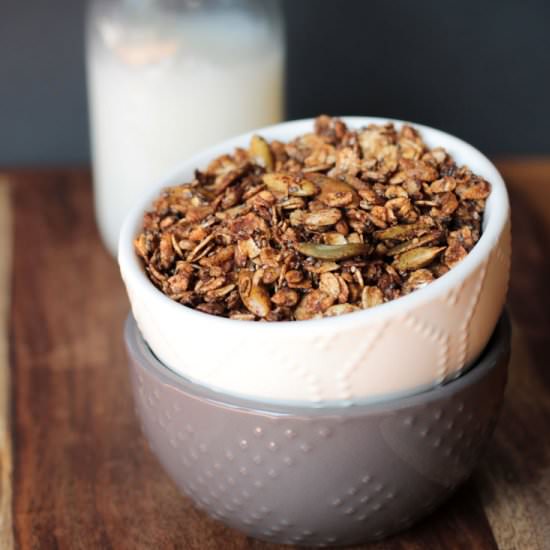 Chocolate Chai Spice Granola