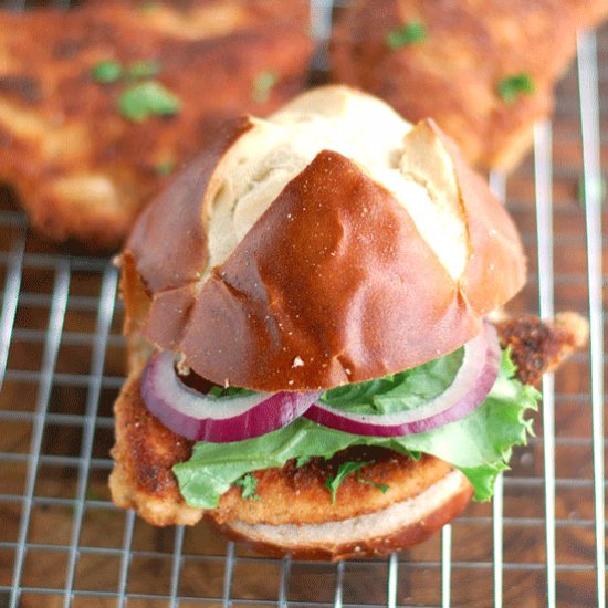 Chicken Schnitzel Sandwich