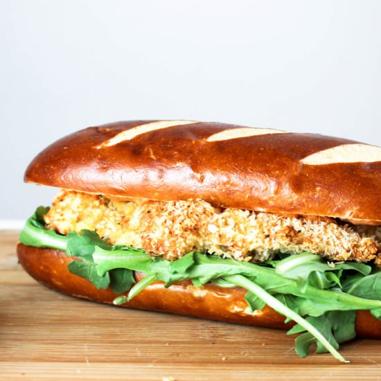 Panko Crusted Chicken Sandwich