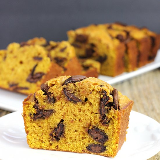 Pumpkin Chocolate Chip Bread