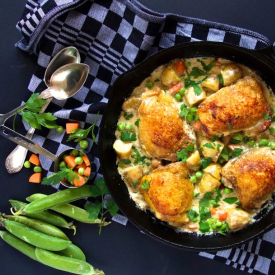 Easy Creamy Chicken Stew