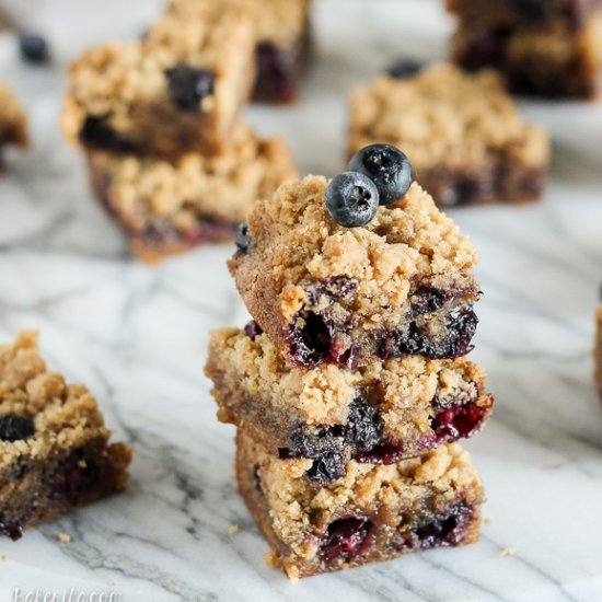 Blueberry Crumb Bars