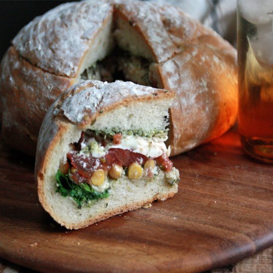 Vegetarian Muffuletta