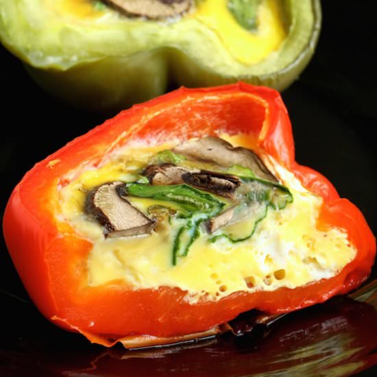 Healthy Stuffed Breakfast Peppers