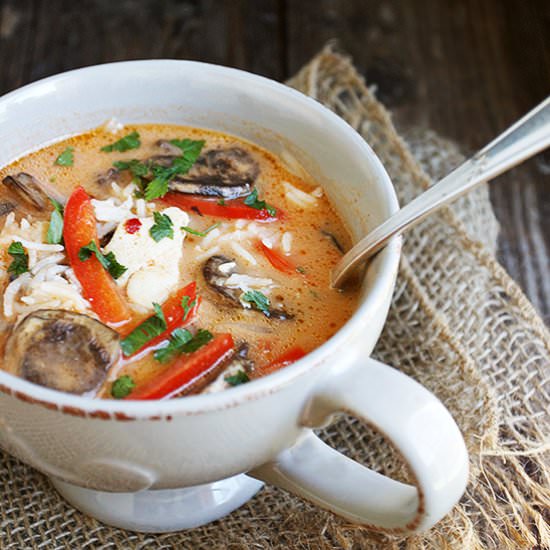 Wicked Thai Chicken Soup