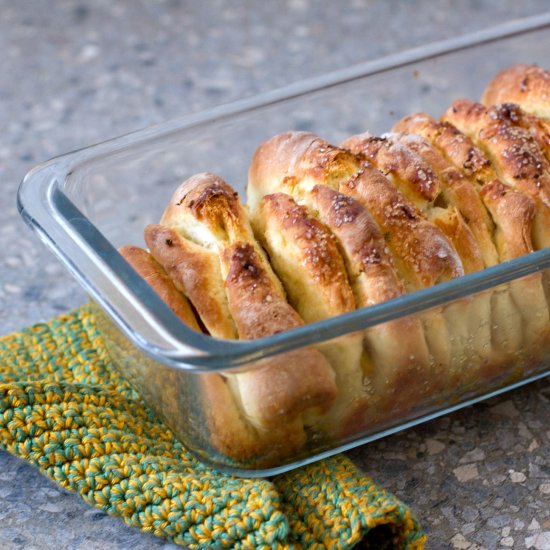 Peach and Lime Pull-Apart-Bread