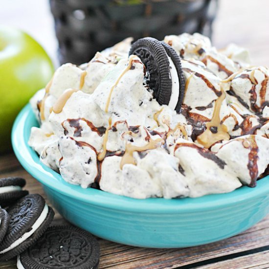 Peanut Butter Oreo Apple Salad