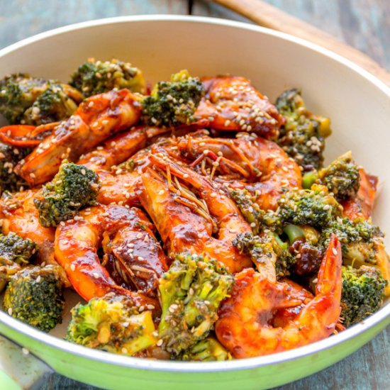 Easy Shrimp and Broccoli Stir Fry